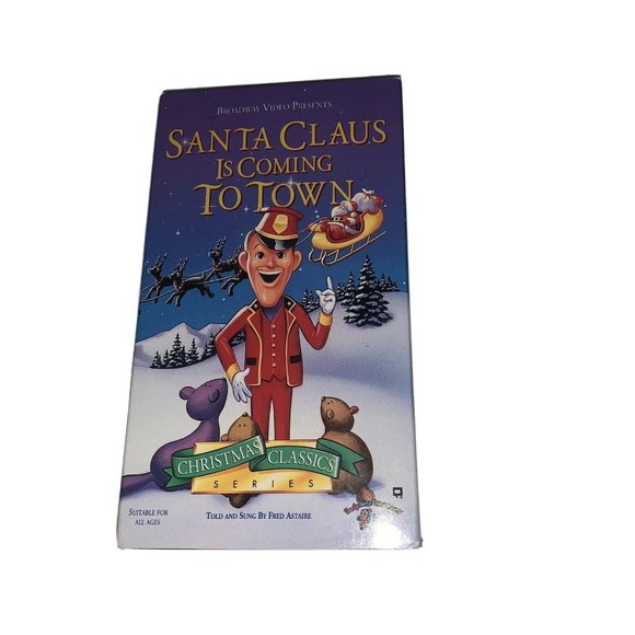 Santa Claus Is Coming To Town VHS Christmas Classic Series Holiday Children's - Picture 1 of 3